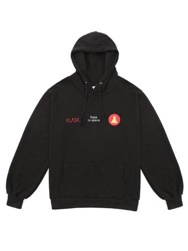 Unisex] Circle Embroidery Hoodie - FLASK - Modalova