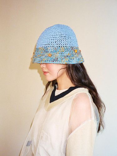 Unhole Bucket Hat Blue - MISU A BARBE - Modalova