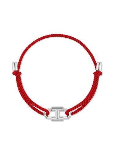 Heriter Silver Emblem String Bracelet - hyeres-lor - Modalova