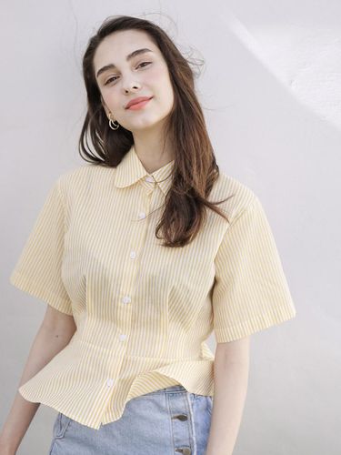 Point Collar Blouse _Yellow - bibyseob - Modalova