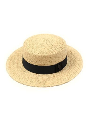 BKMT Raffia Flat Fedora - Universal chemistry - Modalova