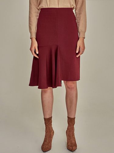 Twice Frill Skirt Wine - YAN13 - Modalova