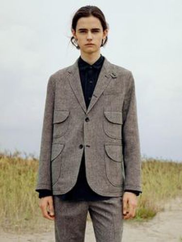 Magazine Jacket _Grey Wool - BALLUTE - Modalova