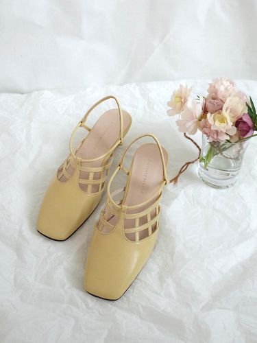 Waffle Slingback Mellow Yellow - february second - Modalova