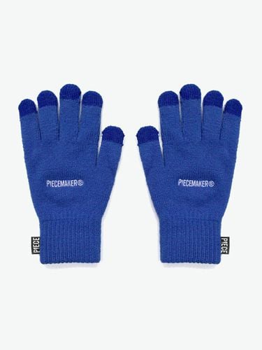 Basic Logo Smart Gloves Blue - PIECEMAKER - Modalova