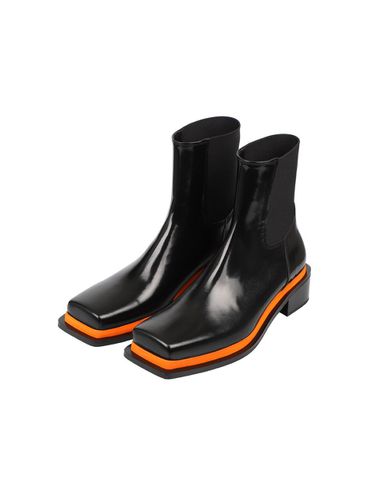 Raison Color Block Leather Boots - SO.U:LESURES - Modalova