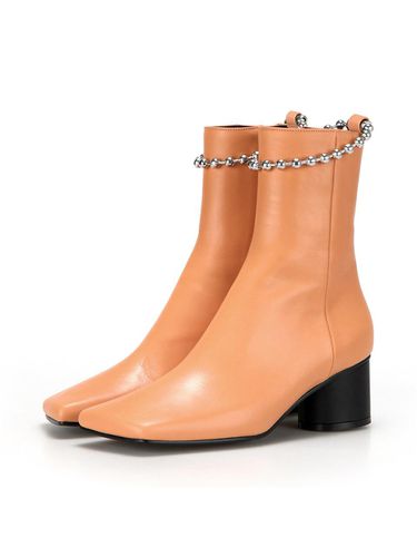 Squared Toe Ankle Boots - FLAT APARTMENT - Modalova