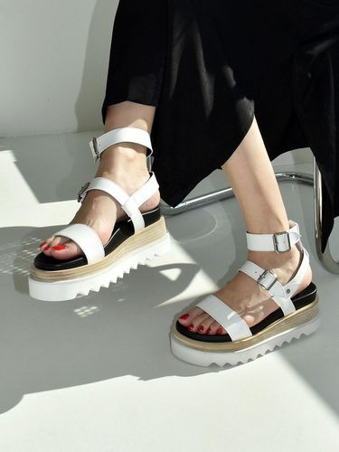 Platform Strap Sandal White - urimera - Modalova