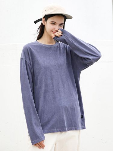 Pigment Washed Oversized Fit Long Sleeves T-shirt - MINIMAL PROJECT - Modalova