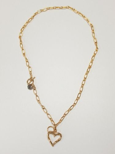 True Love Two Way Necklace Gold - August Harmony - Modalova