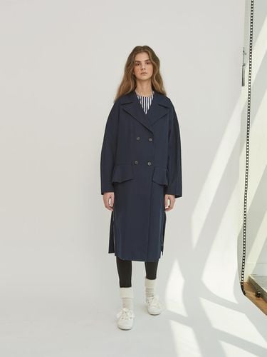 Frill Pocket Coat - ANNE AND THE CRWD - Modalova