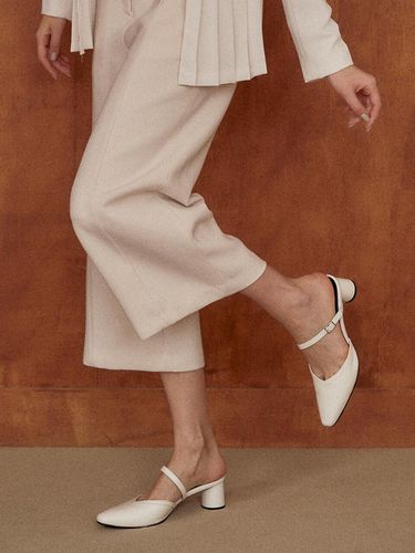 Penelop Slingbacks Cream White - KERRIJADE - Modalova