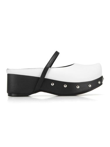 Pointed Toe Platform Mules _White - FLAT APARTMENT - Modalova