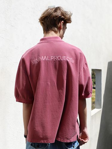 Pigment Oversized Polo Tee - MINIMAL PROJECT - Modalova