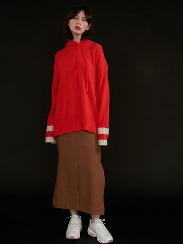 Skirt H Line Banding Camel - AEER - Modalova