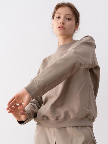 Stitch Sweatshirt Khaki - LE - Modalova