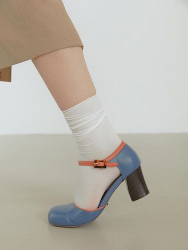 Romi Maryjane Pumps_Blue - lilyshoe - Modalova