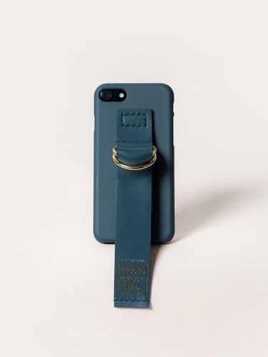 Unisex] Sun Case Leather Green Navy - SECOND UNIQUE NAME - Modalova