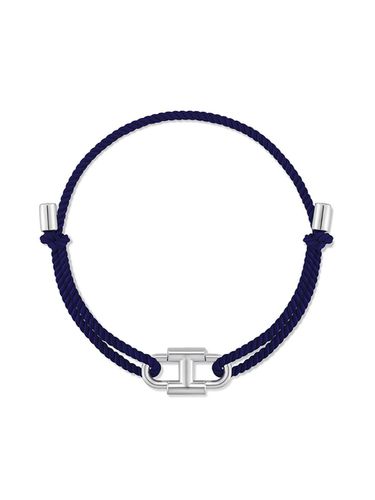 Heriter Silver Emblem String Bracelet - hyeres-lor - Modalova