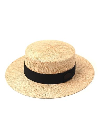 Unisex] Bau Beige Flat Fedora - Universal chemistry - Modalova