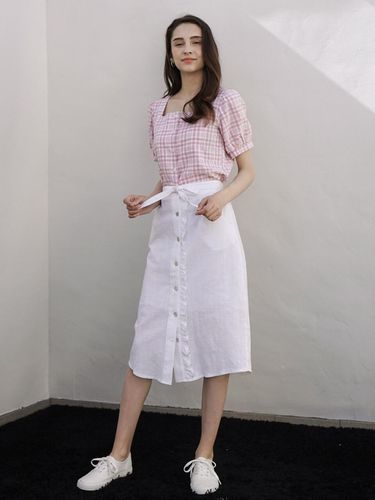 Frill Shirt Skirt_White - bibyseob - Modalova