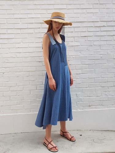 Multi Styling Denim Dress - Pretone - Modalova