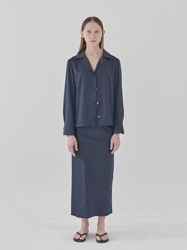 Nine Zero Blouse Dark Navy - SUSUMU - Modalova