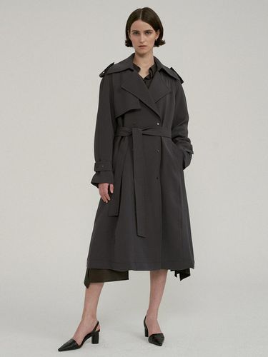 Oversized Raglan Trench Coat - BROW END. - Modalova