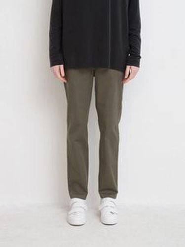 Tapered Drawstring Chinos - Khaki - SILENT SOCIETY - Modalova