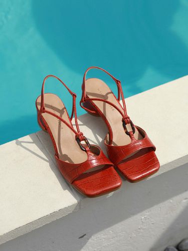 Formica Ring Sandals Red - february second - Modalova