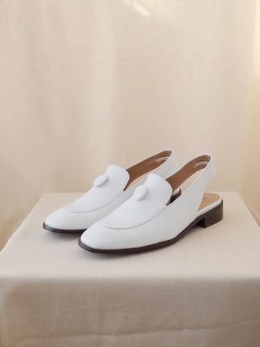 Button Sling Back White - february second - Modalova