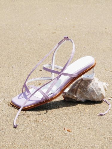 Flip-Flop Strap Sandals Lilac - february second - Modalova