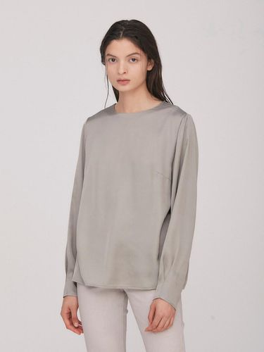 Sharon Viscose Blouse_L.Gray - BLUV - Modalova