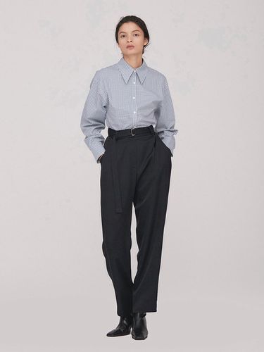 Belted Relax Pants_D.Navy(Viscose) - BLUV - Modalova