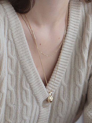 Soft Heart Necklace Gold - SOFT SEOUL - Modalova