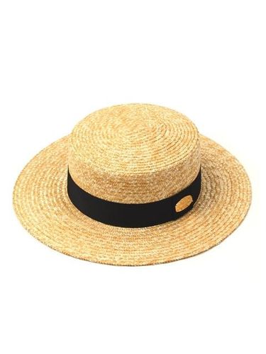 Unisex] Kangkang Flat Fedora Gold - Universal chemistry - Modalova