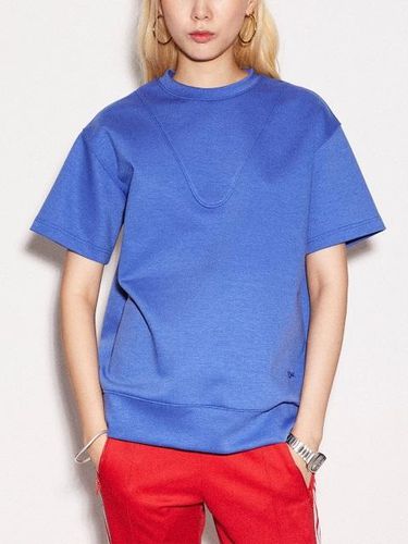 V Line Short Sleeve H Kib_Blue - SSQR - Modalova