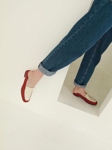 T101 Two-way Loafer Cherry Red - 23.5 - Modalova