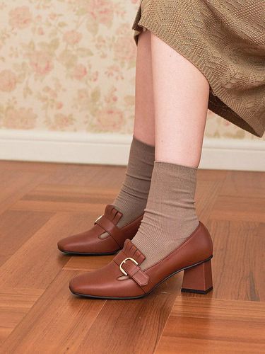 Heeled Loafers N20-F208 Brown - NONETHELESS - Modalova