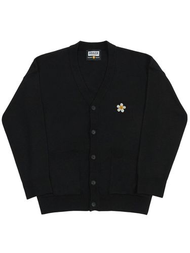 Flower Dot Embroidery Knit Sweater - GRAVER - Modalova