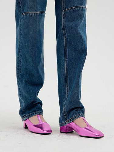 QINSLEY Squared-toe Mary Jane Heels - Pink - EENK - Modalova