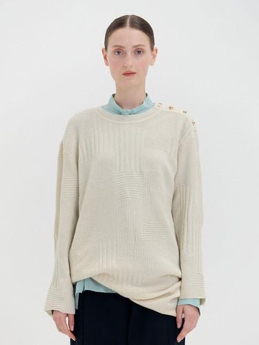 Textured Long Pullover - EENK - Modalova