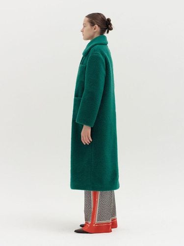 Faux Fur Coat_Green - EENK - Modalova