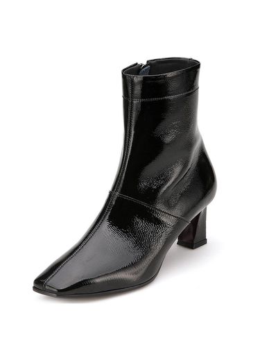 Rihab Glossy Ankle Boots AM201770 - amellie - Modalova