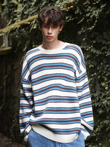 Oversized Fit Stripe Knit Sweater 3 Colors - MINIMAL PROJECT - Modalova