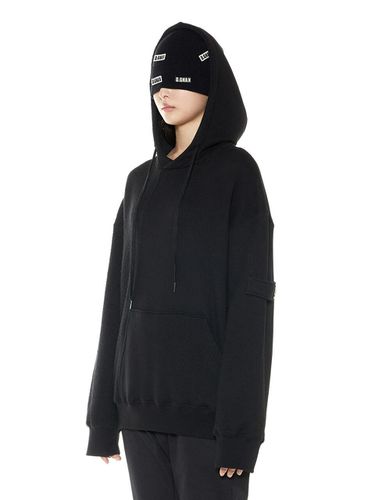 Asymmetric Hoodie_Black - DGNAK12 - Modalova