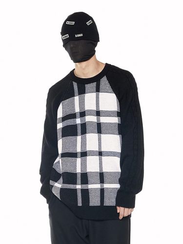 Check Round Knit_Black - DGNAK12 - Modalova