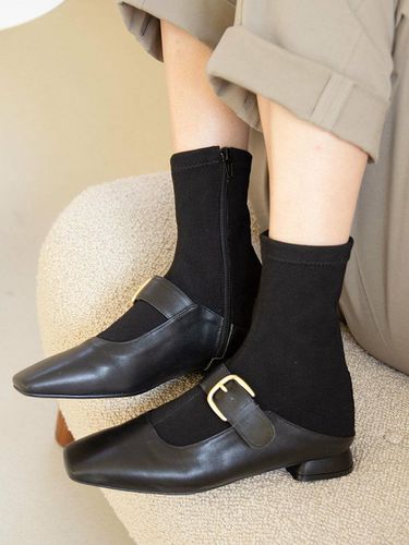 Mary-Jane Socks Boots_Black - NONETHELESS - Modalova