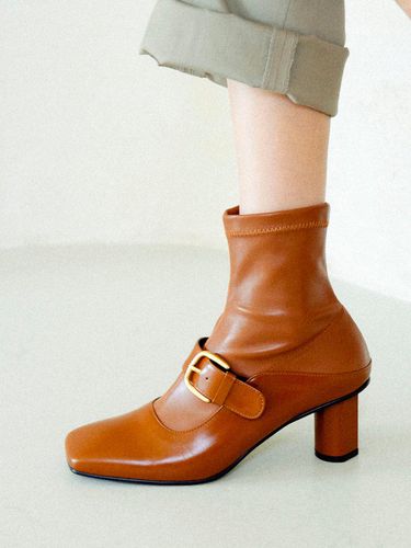 Mary-Jane Socks Boots_Brown - NONETHELESS - Modalova