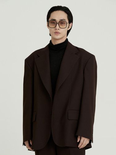 Wool Two Button Oversized Jacket - sunnus - Modalova